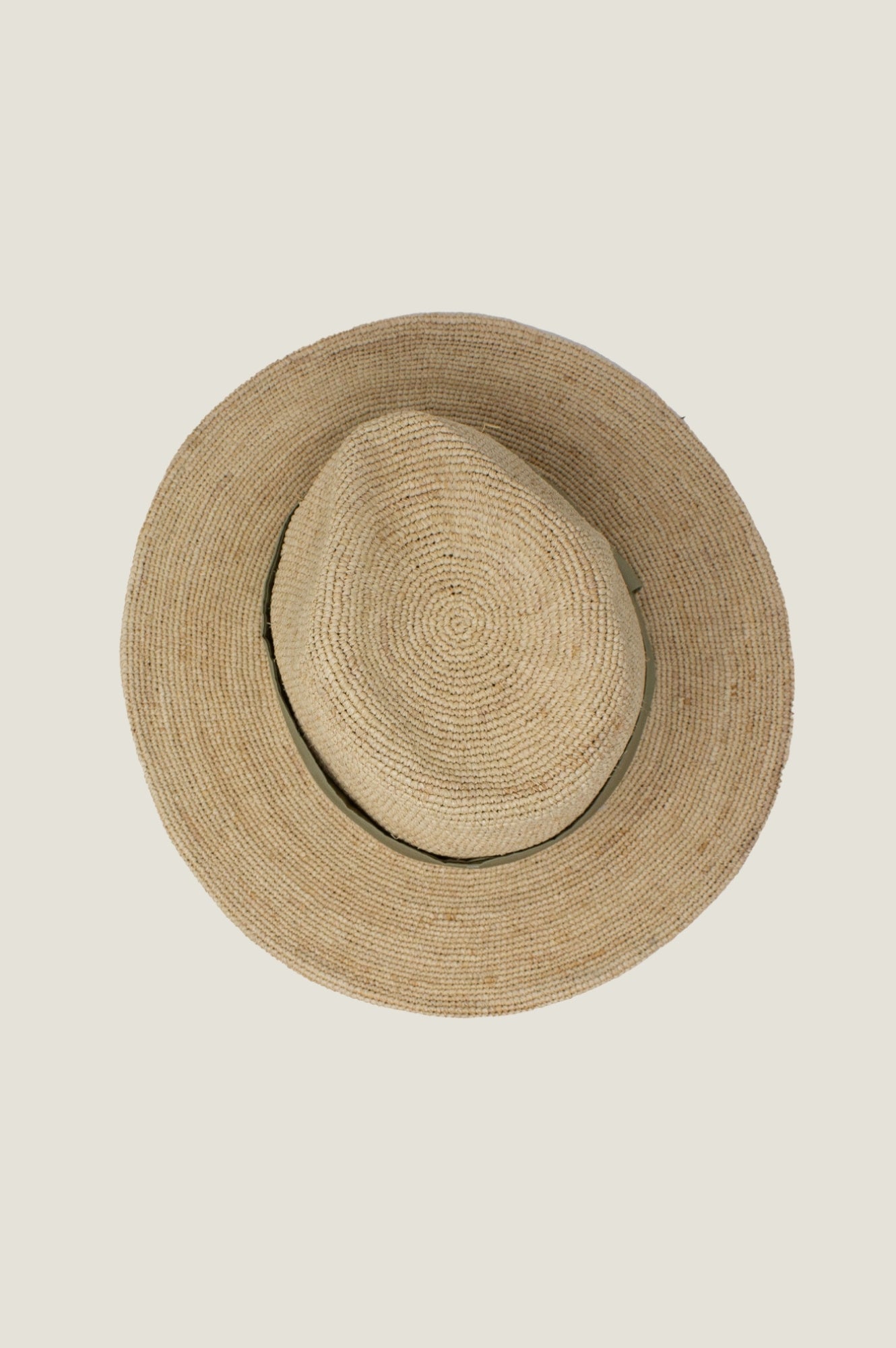 Stylish Raffia Panama Hat in Light Khaki - Breathable Summer Sun Hat for Beach, Travel & Outdoor Activities