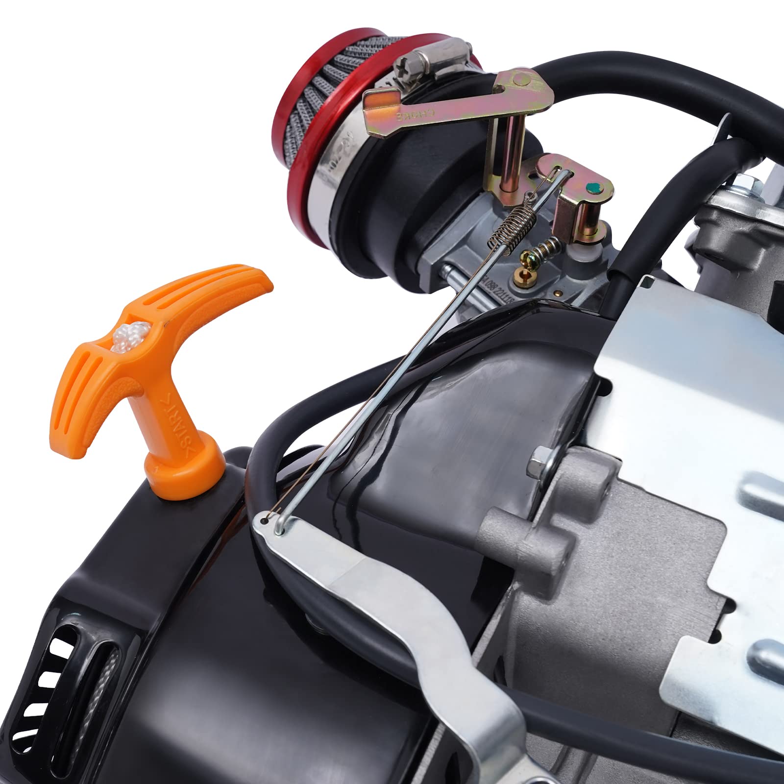 100CC 4-Stroke Bicycle Engine Kit - Single Cylinder Gas Motorized Bike Conversion Kit with Belt Drive for Scooters & Bicycles | Perfect for Commuting, Off-Road Adventures & DIY Bike Projects