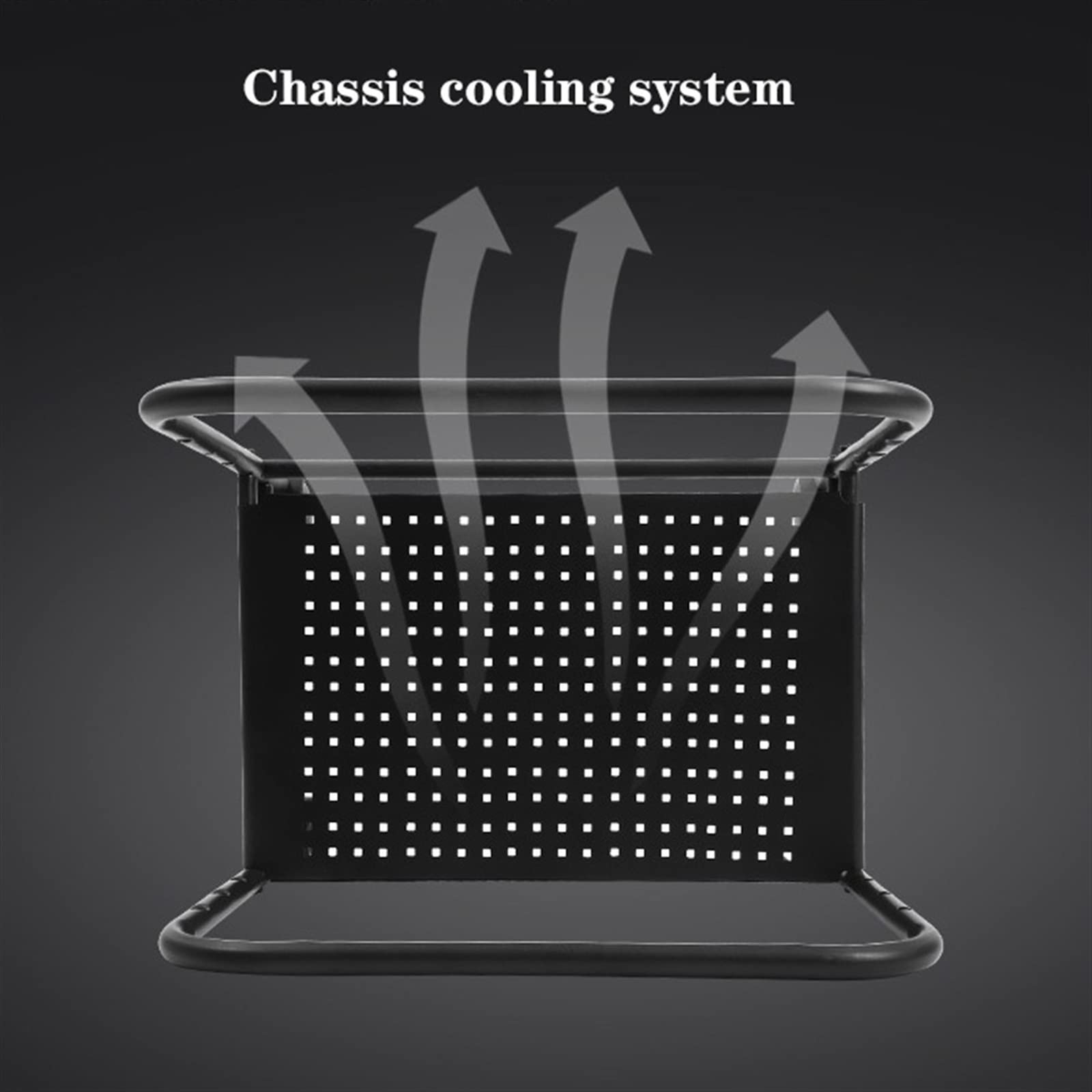 Adjustable Rolling CPU Stand with 360° Locking Casters - Mobile PC Tower Holder for Desktop Computer Case & Printer - Black (Perfect for Office, Gaming Setup & Home Workspace Organization)