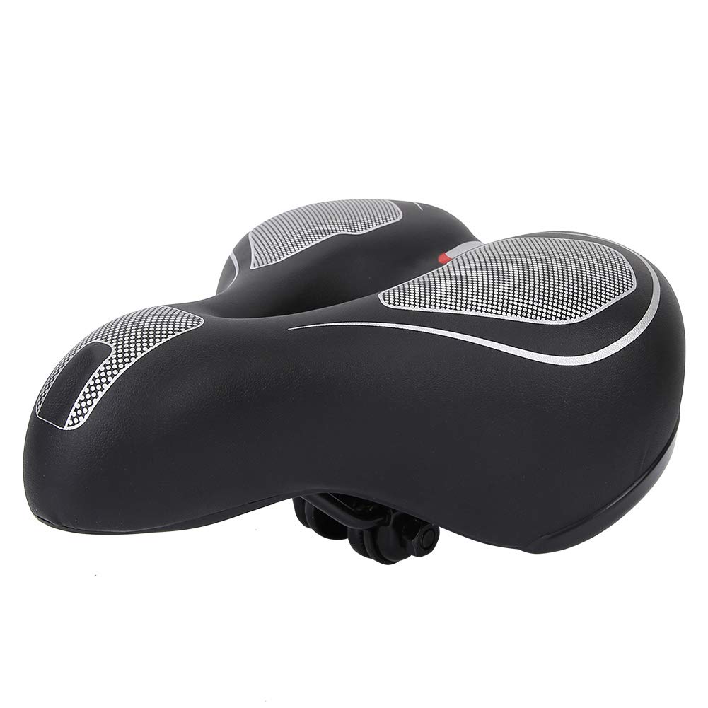 Germerse Comfortable Mountain Bike Saddle - Soft Hollow Waterproof Bicycle Seat Replacement for Road & MTB - Perfect for Commuting, Trail Riding & Long-Distance Cycling