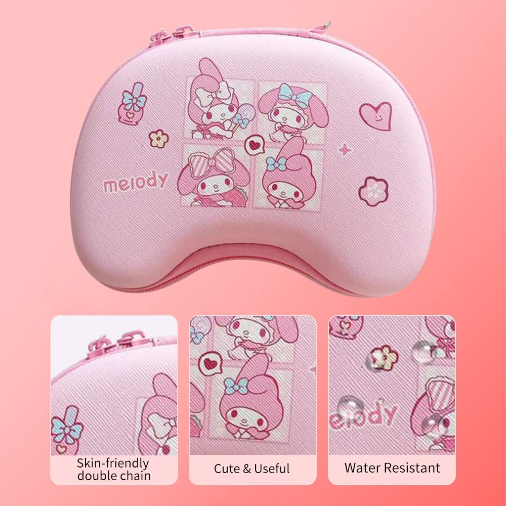 Premium Travel Case for PS5, PS4, Switch Pro, Switch OLED & Xbox Controllers - Durable Hard Shell Protective Cover with Cute Rabbit Design | Perfect for Gaming On-The-Go, Travel Protection & Controller Storage