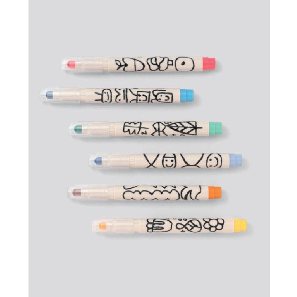 Woset Marker Set - 12 Vibrant Colors for Kids & Artists | Non-Toxic, Washable Markers for Drawing, Coloring & Crafting | Perfect for School, Office & DIY Projects