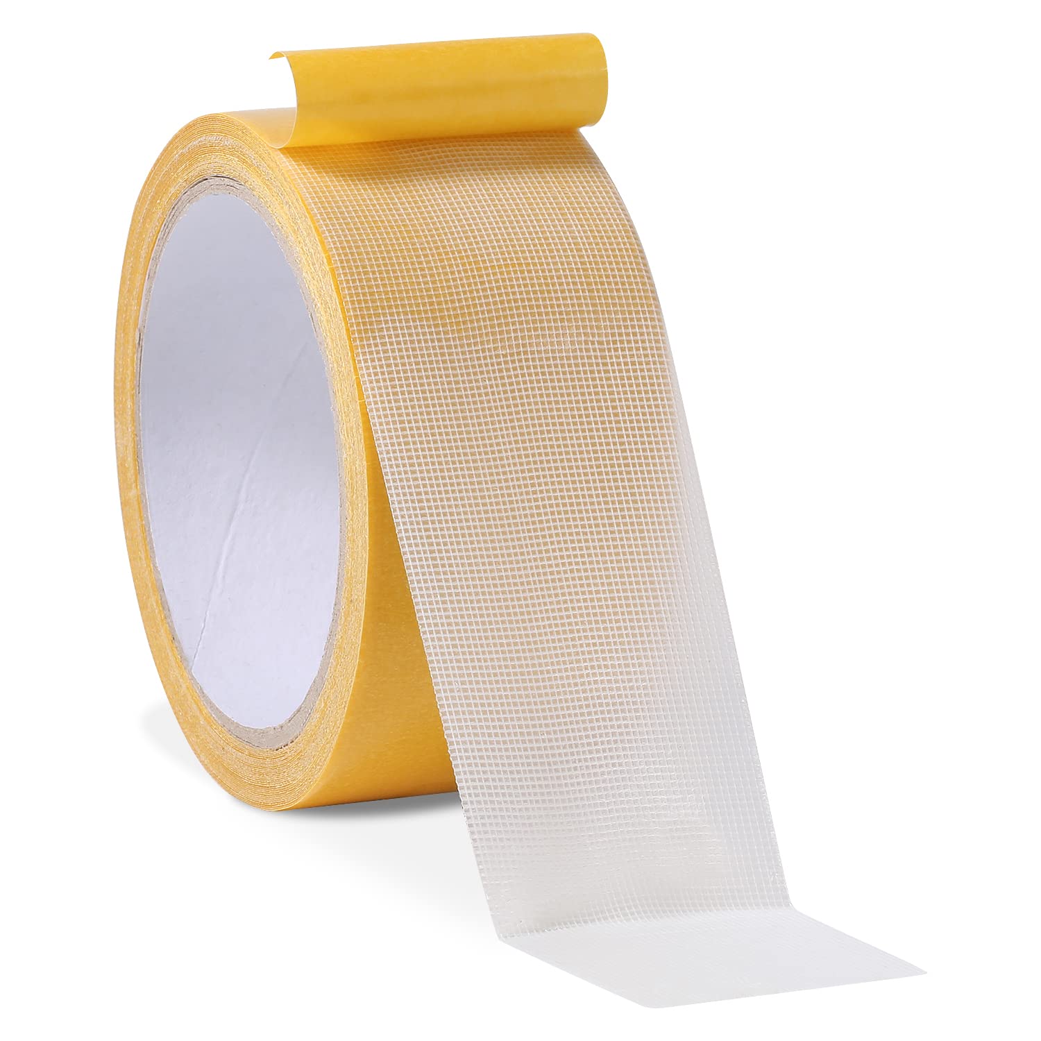 2inch x 33ft Heavy Duty Double Sided Tape - Super Strong Adhesive Mounting Tape with Fiberglass Mesh for Home, Office, School - Perfect for Hanging Pictures, Posters, Mirrors & DIY Projects