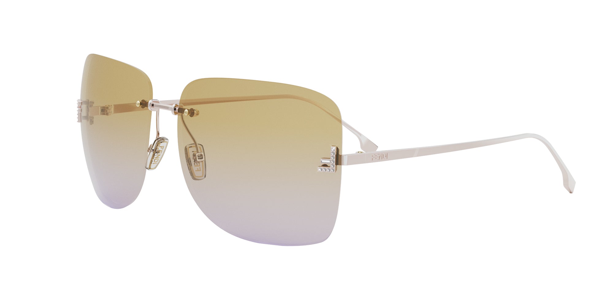 Fendi First Crystal FE4134US Women's Luxury Sunglasses - Stylish UV Protection for Fashion & Outdoor Activities