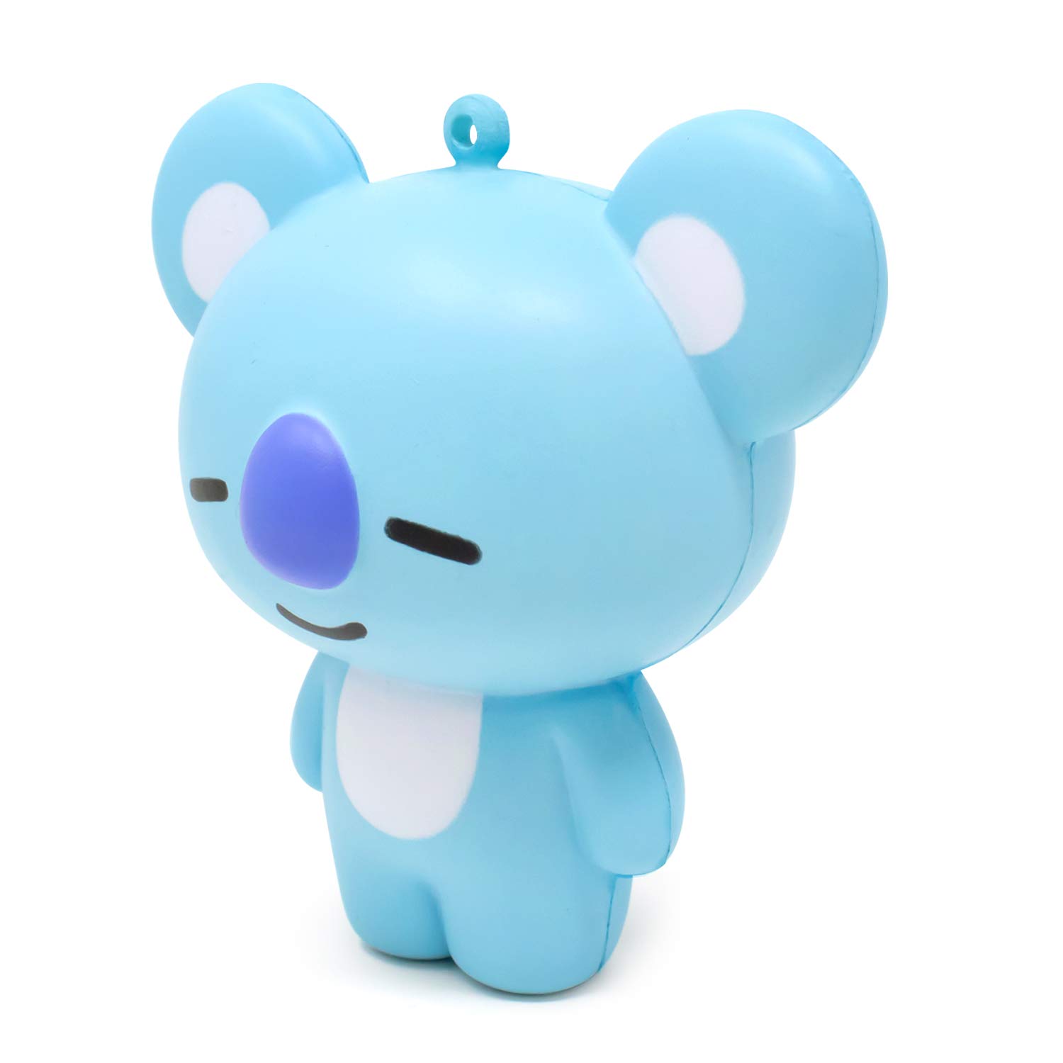 BT21 Collectible Keychain & Water Filled Squishy Toy Set - KOYA Character & Random Baby Surprise Capsule | Cute Anime Merchandise for BTS Fans, Kawaii Desk Decor & Stress Relief Gifts