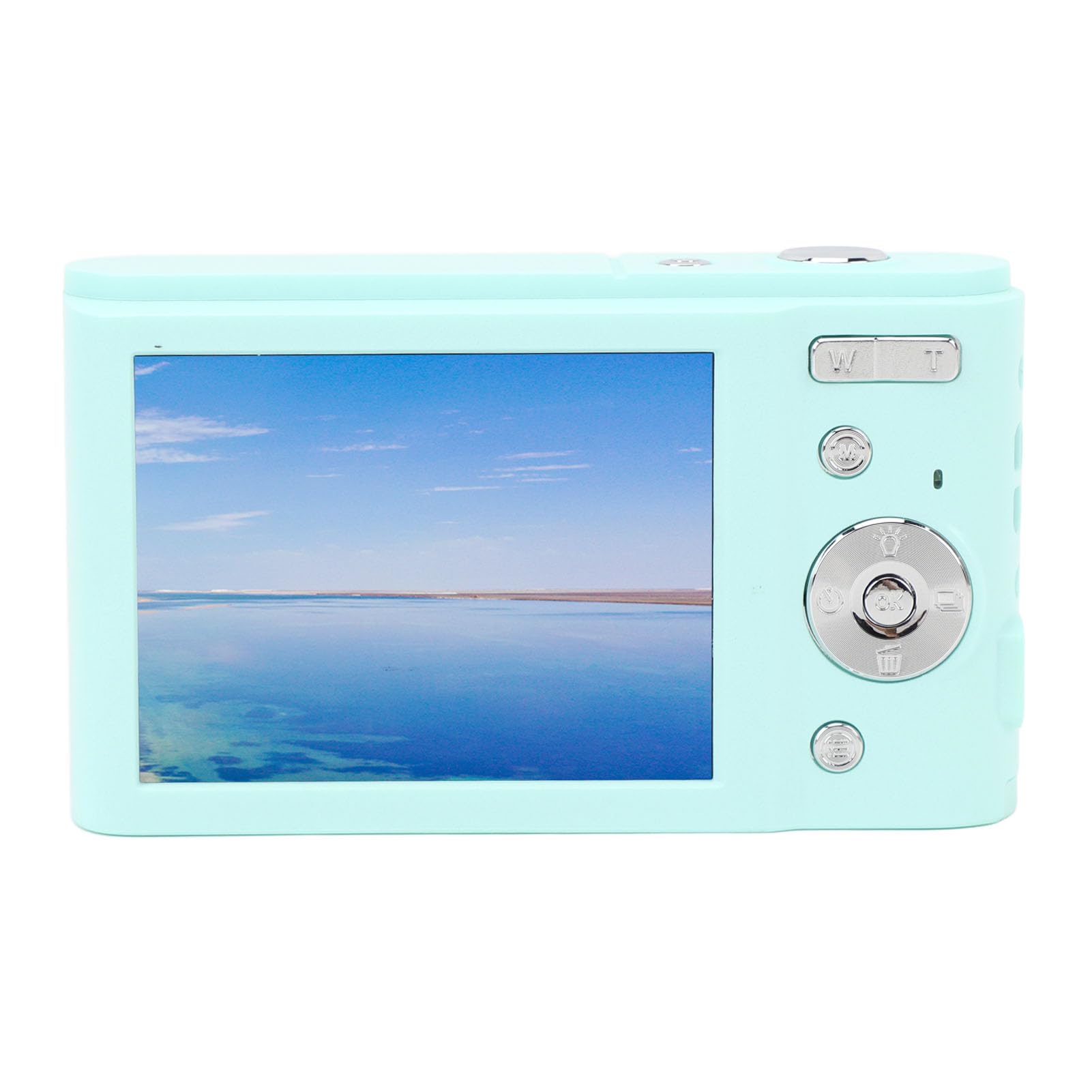 2.7K 48MP Digital Camera with Autofocus & Dual Lens | 16X Zoom Compact HD Camera for Travel, Vlogging & Photography | Perfect for Teens, Students & Beginners (Light Green) | Capture Memories, YouTube Videos & Outdoor Adventures