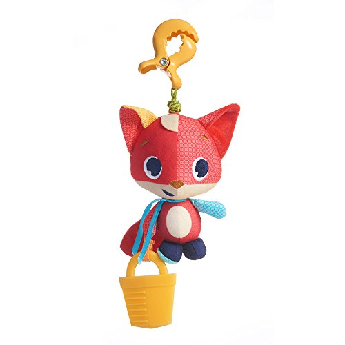 Tiny Love Meadow Days Jitter Stroller Toys - Interactive Baby Toy with Vibrant Colors & Sounds | Perfect for Strollers, Car Seats & Playtime Fun (Christopher Fox)