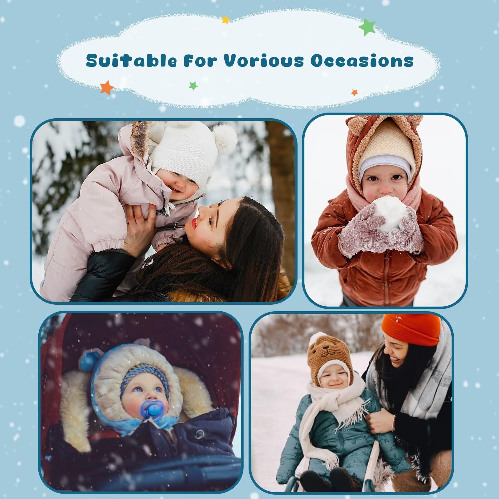 **Baby Snowsuit for Boys & Girls - Cute Hooded Down Jacket Romper with Light Puffer Padding - Warm Winter Jumpsuit for Infants - Perfect for Outdoor Play & Cold Weather**