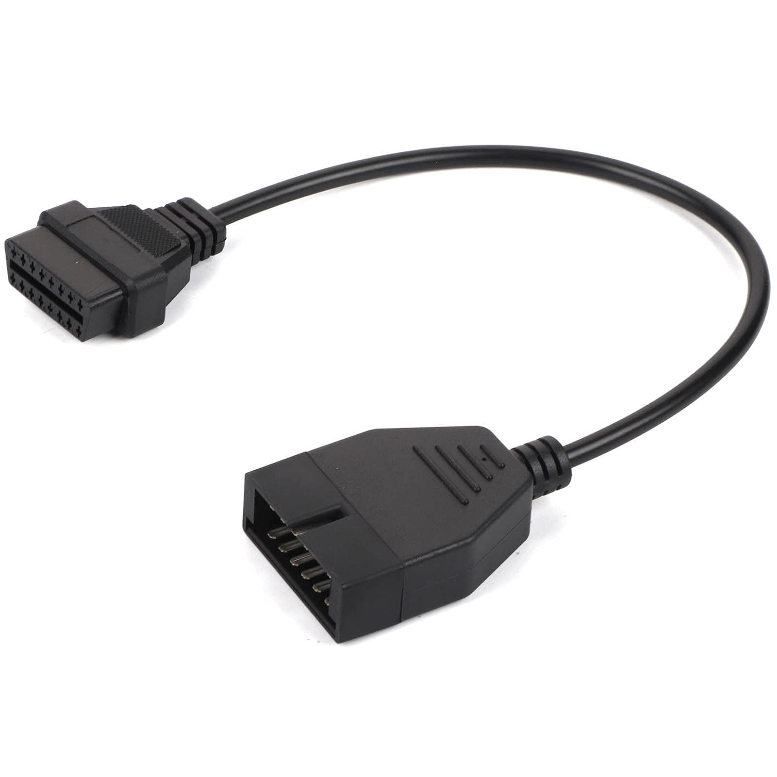 OBD1 to OBD2 Adapter Cable - 12 to 16 Pin Car Diagnostic Tool for Vehicle Maintenance