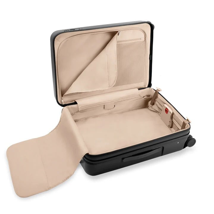 Briggs & Riley Sympatico 3.0 Medium Expandable Spinner Luggage - Lightweight Durable Carry-On Suitcase for Business Travel & Vacation - Perfect for Airplane Overhead Bin Storage