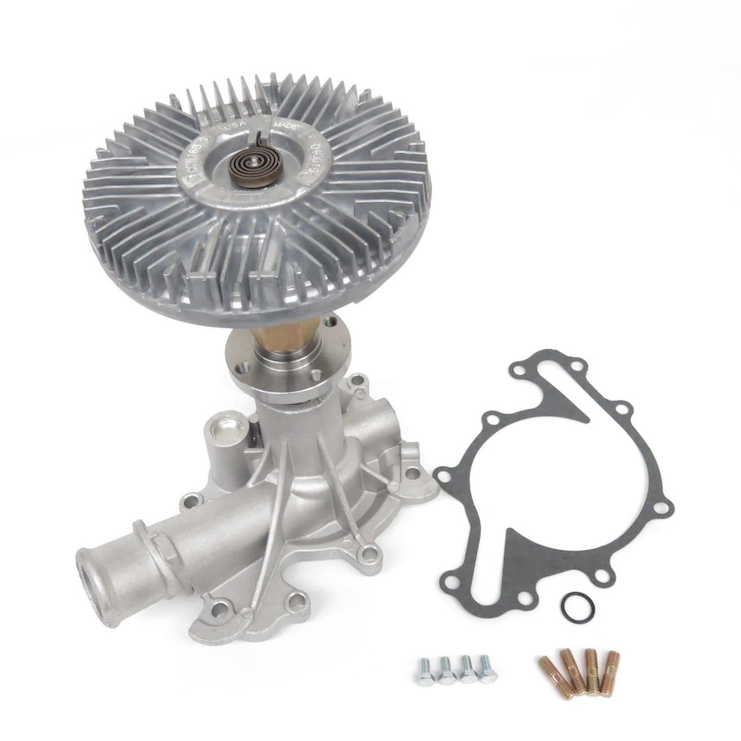 US Motor Works Water Pump & Fan Clutch Replacement Set (MCK1020) - Compatible with Chevy/GMC Trucks & SUVs - Perfect for Engine Cooling System Repair & Maintenance