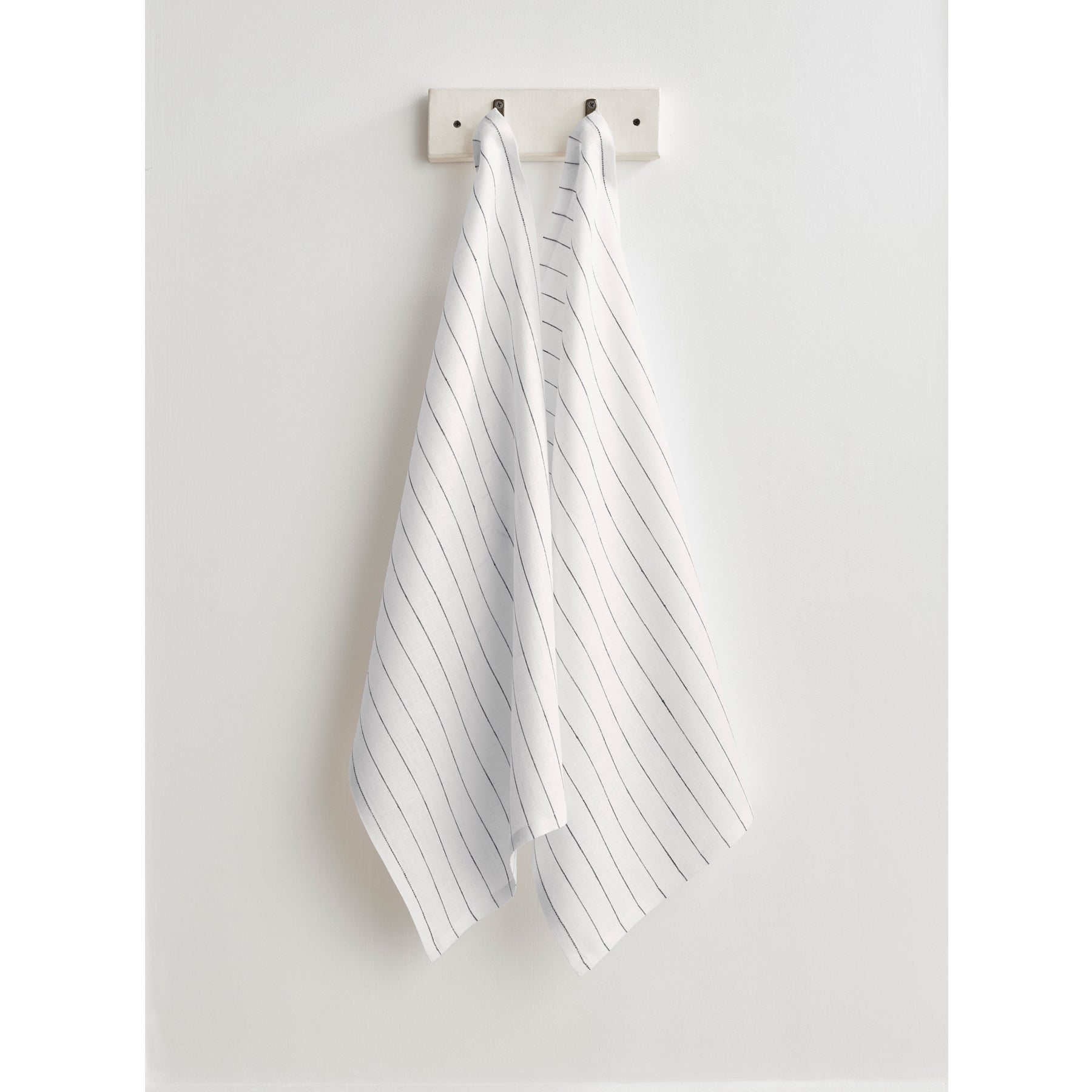Grey and White Pinstripe