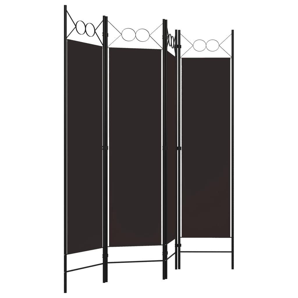 4-Panel Folding Room Divider Screen - 63