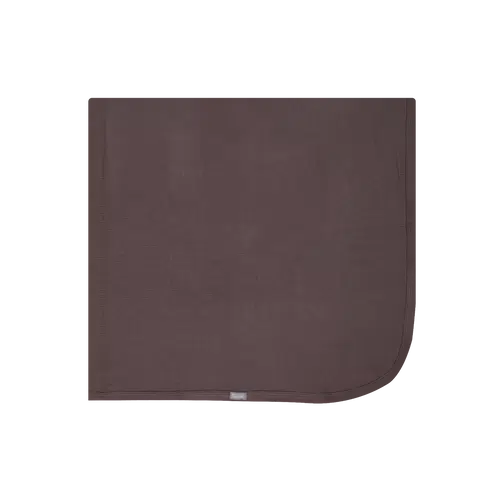 Coccoli Modal Receiving Blanket - Soft & Breathable Baby Swaddle Blanket for Newborns - Chocolate Brown - Perfect for Nursery, Swaddling & On-the-Go Comfort