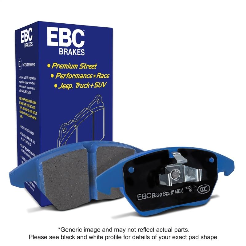 EBC Brake Pads DP5042NDX - High Performance Ceramic Brake Pads for Cars, Trucks & SUVs | Smooth & Quiet Braking | Perfect for Daily Commute & Highway Driving
