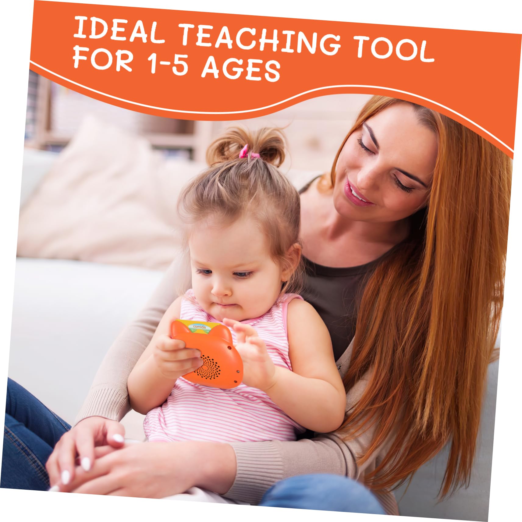 Phenofice Kids Educational Learning Machine - Interactive Speech Toy with Flash Cards for Children | Perfect for Home Learning & Classroom Activities