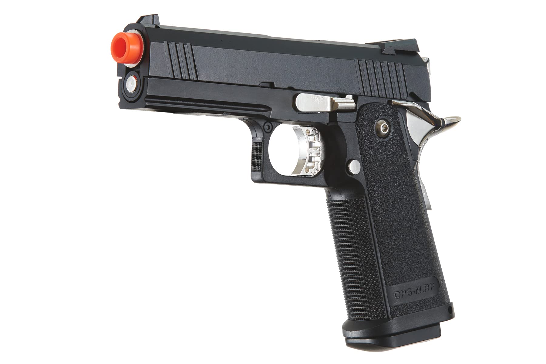 GoldenBall & Eagle Steel 1911 OPS-MRP Hi-Capa 5.1 Gas Blowback Airsoft Pistol - Realistic GBB Airsoft Gun for Tactical Training & Competitive Shooting