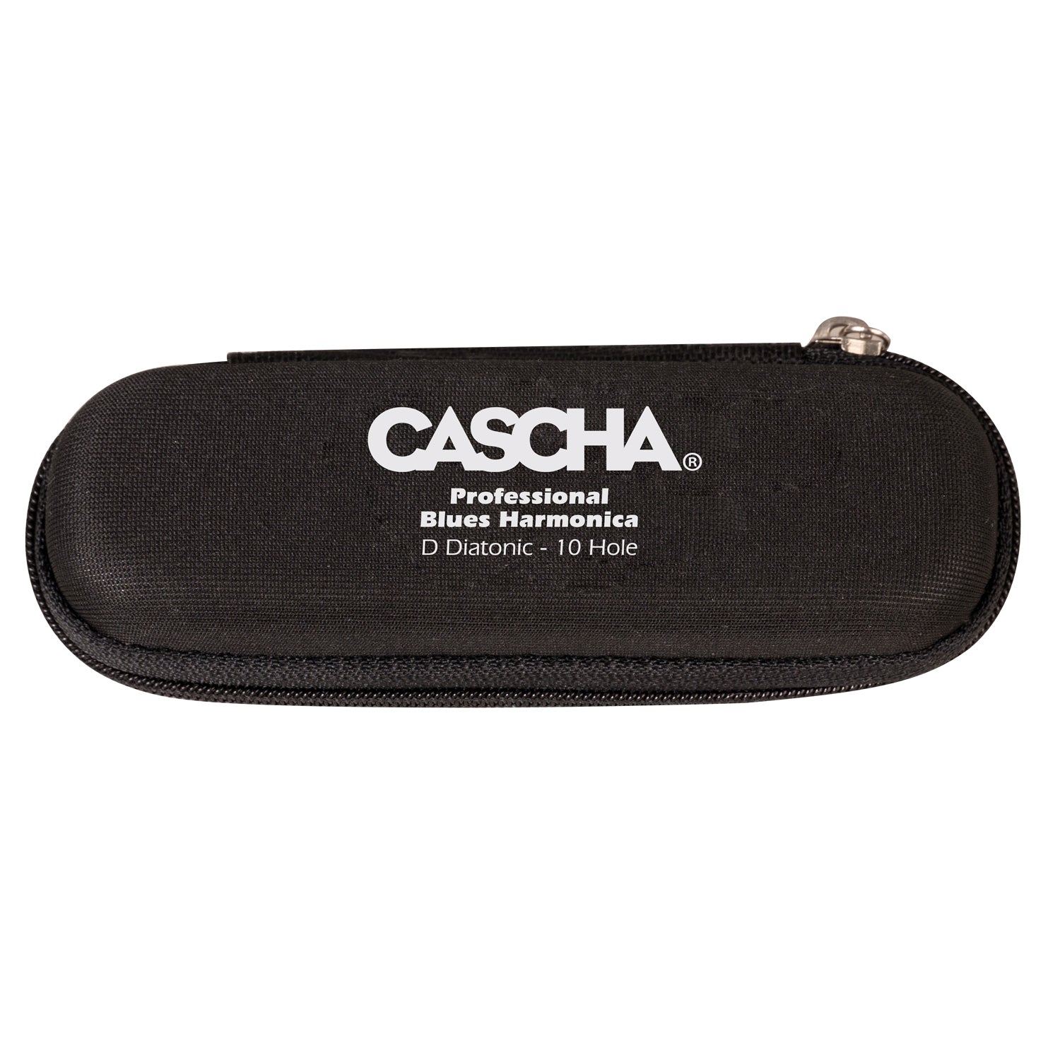 Cascha Professional D Key Blues Harmonica - 10 Hole Diatonic Mouth Organ for Blues, Folk & Rock Music - Perfect for Beginners & Professionals - Great for Live Performances & Studio Recording