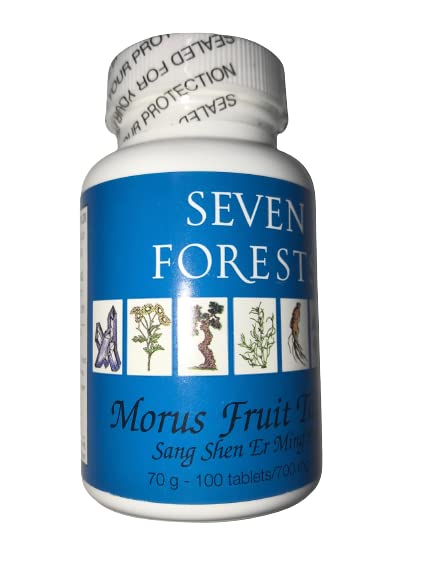 Organic Morus Fruit Tablets 100 Count - Natural Mulberry Extract Supplement for Blood Sugar Support & Antioxidant Benefits - Perfect for Daily Wellness & Healthy Lifestyle