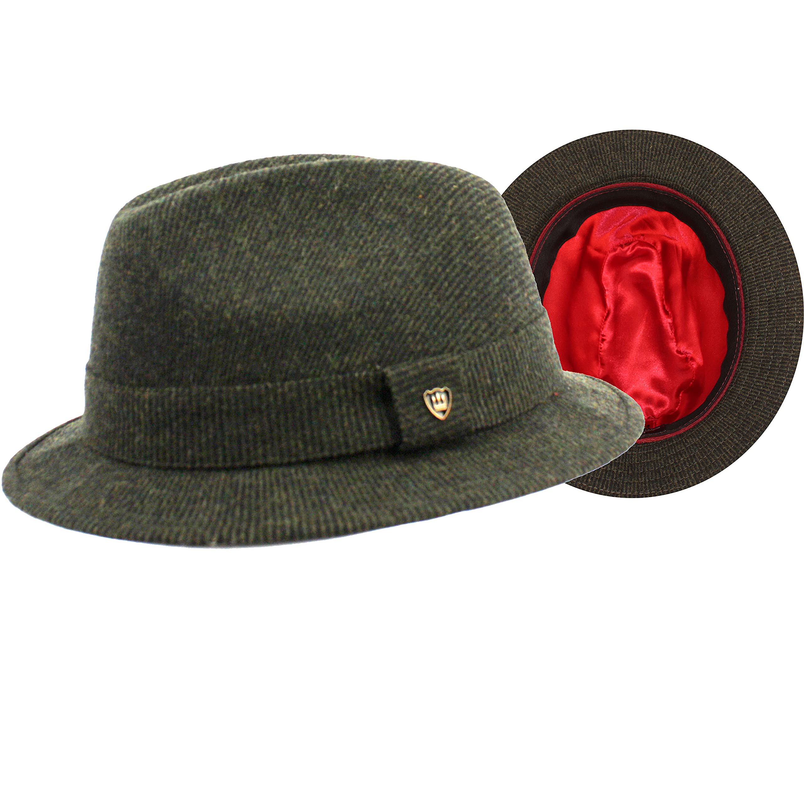 Stylish Wool Fedora Hat for Men & Women - Classic Irish Walking Cap for Outdoor Adventures, Hiking & Travel - Warm & Durable Winter Fashion Accessory