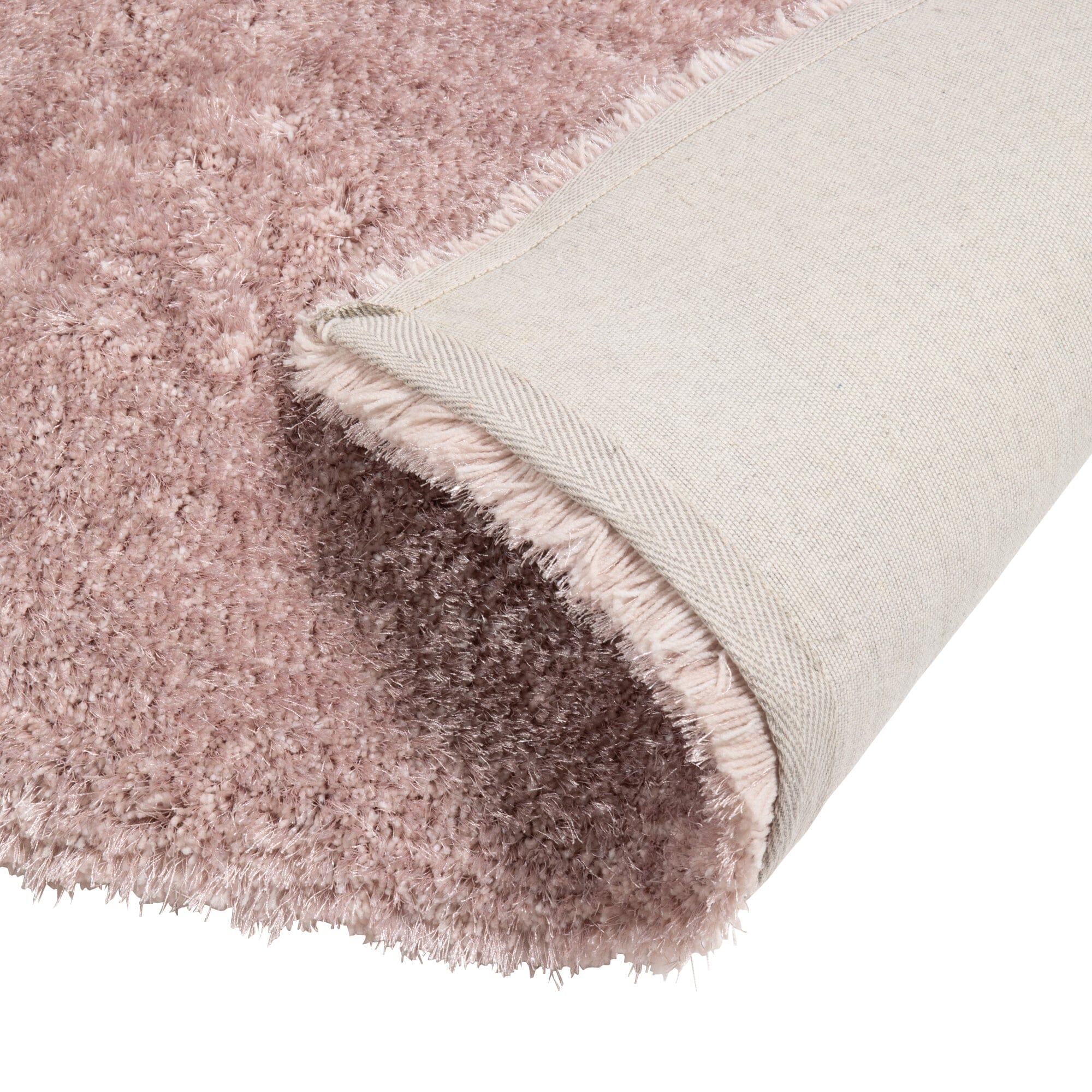 Luxury Kaste Rug 2000x2000mm Soft Pink Shaggy Carpet - Perfect for Living Room, Bedroom, and Nursery Decor