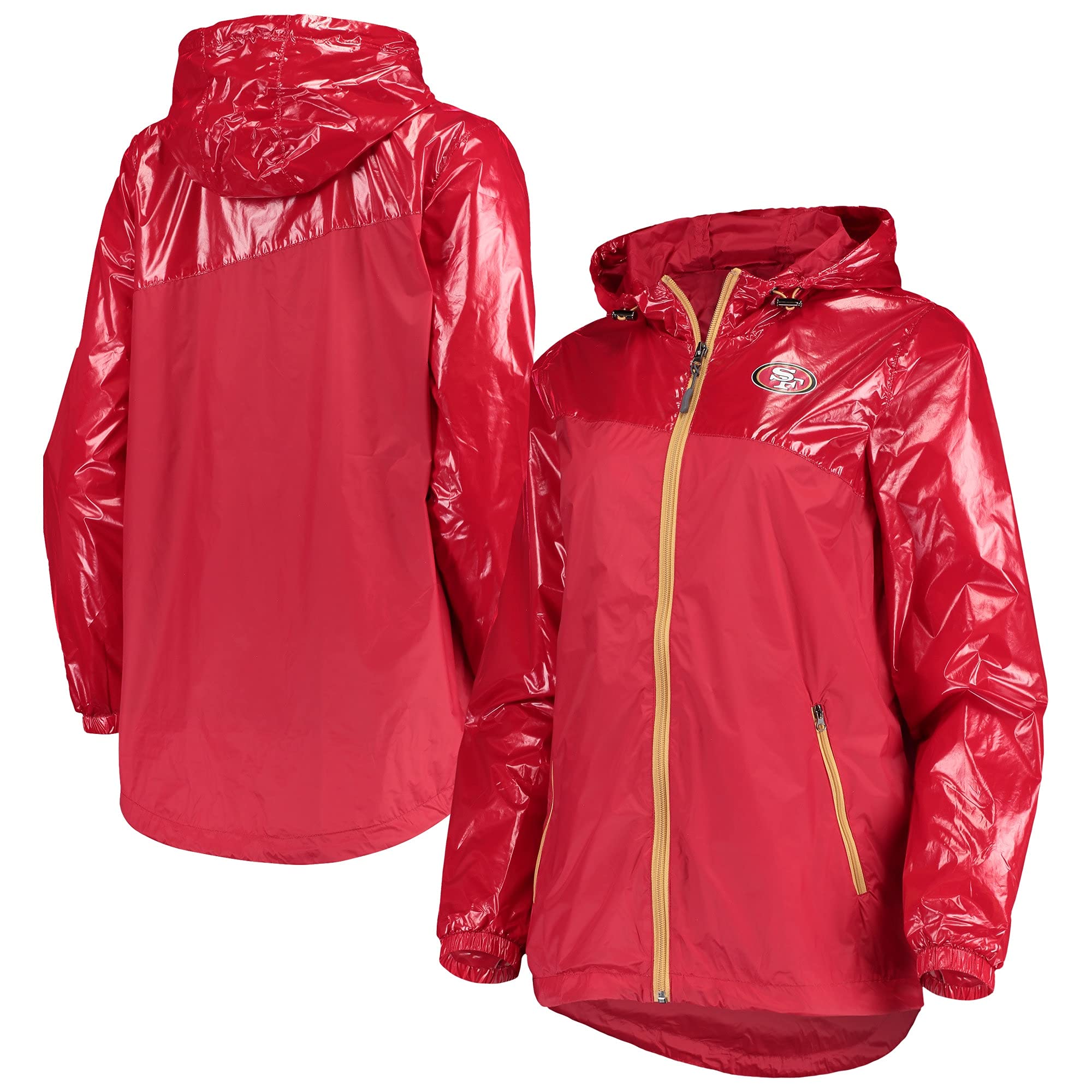 G-III Sports Women's NFL Double-Coverage Full-Zip Hoodie Jacket - Warm Fleece Lined Pullover for Football Fans, Game Day Outfits & Casual Winter Wear
