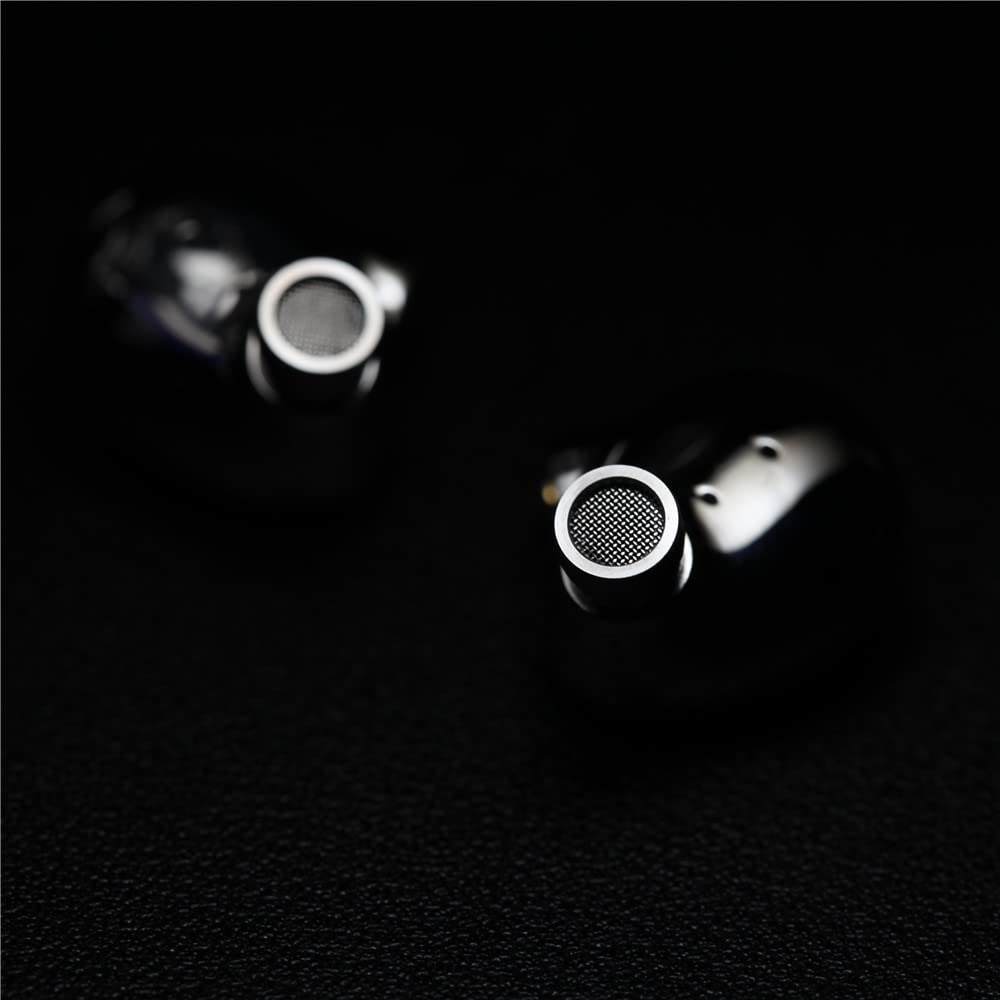 Aune Jasper-T HiFi In-Ear Monitors (IEMs) - High Fidelity MMCX Earphones with Pure Sound Quality - Perfect for Audiophiles, Musicians & Studio Monitoring (Black)