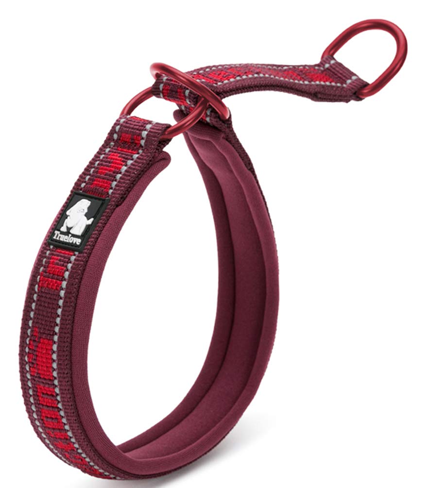 SGODA Nylon Choke Collar for Dogs - Adjustable Training Collar, Wine Red, Small Size - Perfect for Obedience Training, Walking & Outdoor Activities