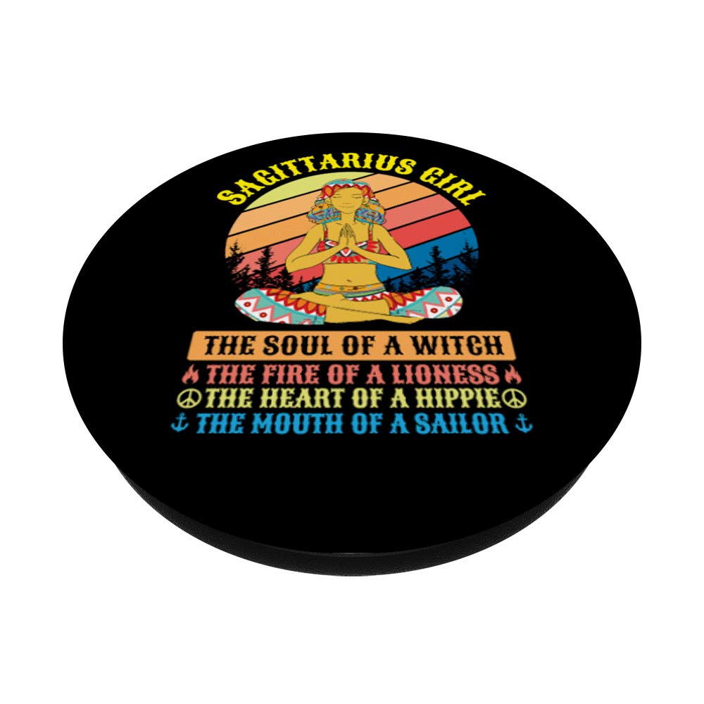 Sagittarius Zodiac Sign PopSockets PopGrip - Swappable Phone & Tablet Grip for Horoscope Lovers | Perfect for Astrology Fans, Phone Accessories, and Daily Use