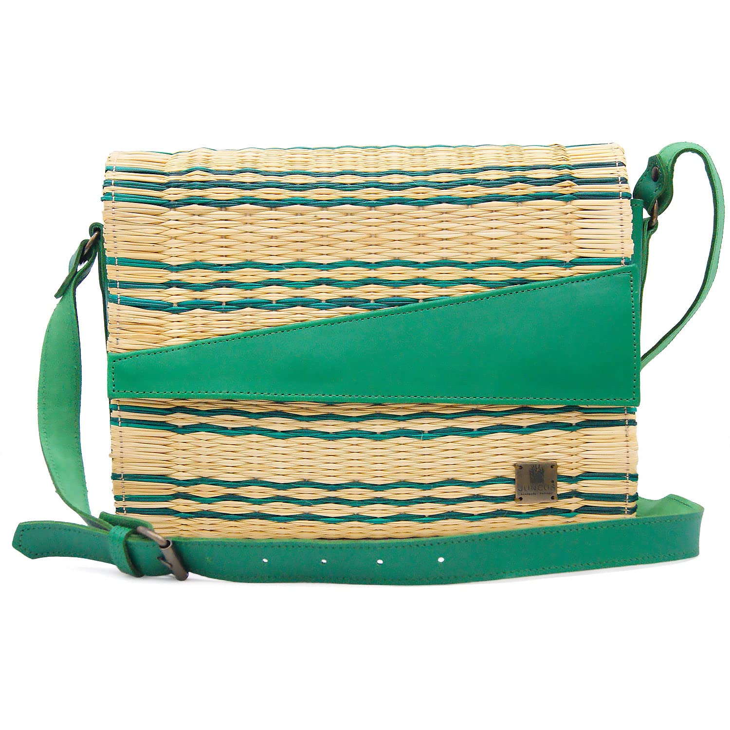 Handmade Vegan Woven Straw Basket Bag for Women - Eco-Friendly & Stylish Summer Beach Tote - Perfect for Picnics, Shopping & Boho Outfits - Made in Portugal