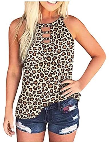 Women's Sexy Casual Summer Tank Top - 2022 Crewneck Sleeveless Color Block Tee Shirt Blouse | Workout, Beach & Fashion Wear