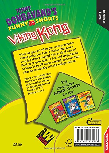 Funny Short Stories by Tommy Donbavand - Viking Kong Adventure Book for Kids | Perfect for Bedtime Reading & Classroom Storytime