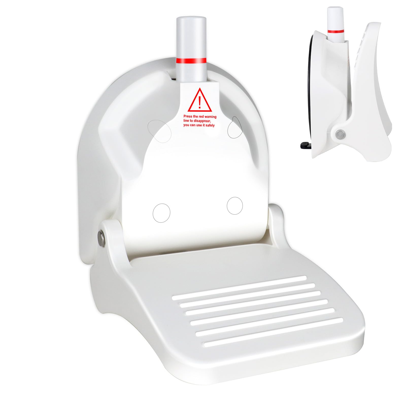 Foldable Shower Foot Rest with Strong Suction Cups - No Drilling Anti-Slip Shaving Pedal for Women - Perfect for Leg Shaving, Pregnant Women & Back Pain Relief - Ideal for Bathroom, Spa & Home Use