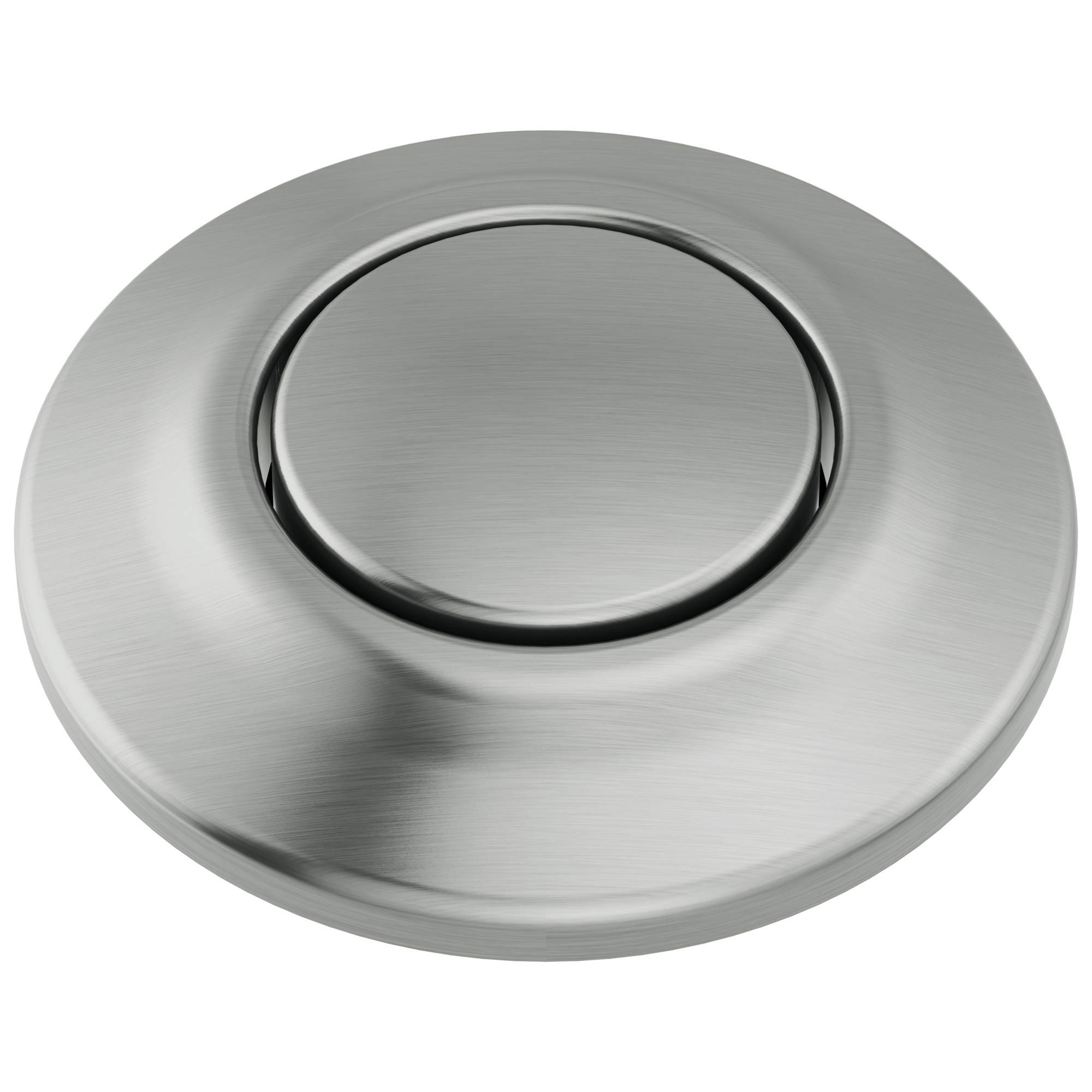 Delta Faucet Brushed Nickel Garbage Disposal Air Switch Kit with Button (Model 72050-AR) - Perfect for Kitchen Sink Waste Disposal Systems