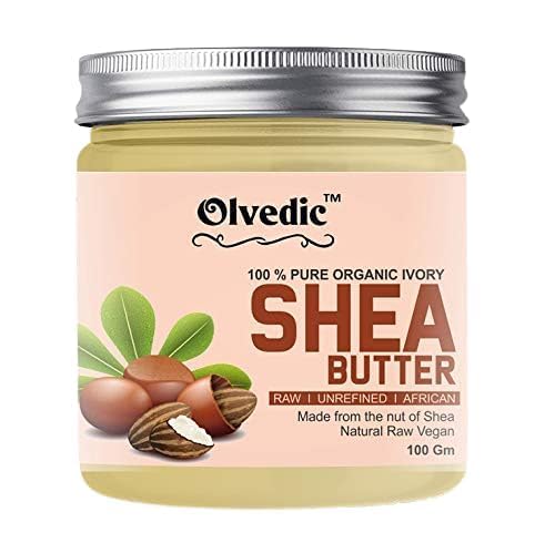 Pure Raw Unrefined African Shea Butter (100g) - Ivory Coco & Shea Butter for Face, Skin, Body & Lips Care - Perfect for DIY Beauty, Natural Moisturizer & Dry Skin Treatment