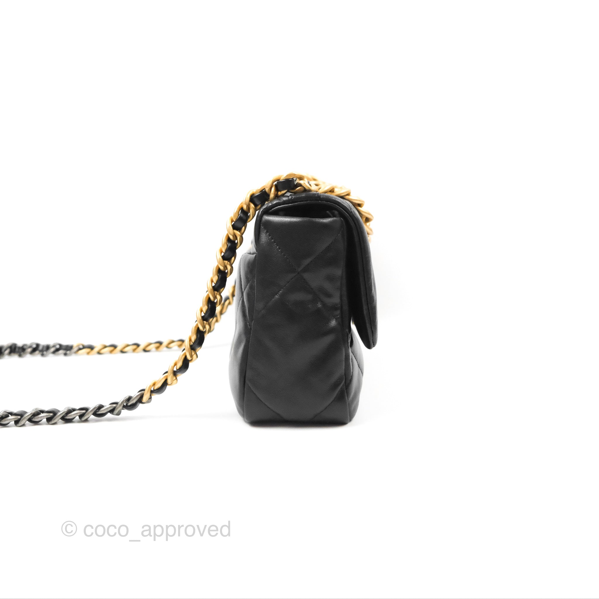 Chanel 19 Small Handbag Black Mixed Hardware - Luxury Designer Shoulder Bag for Women, Perfect for Date Night & Evening Events