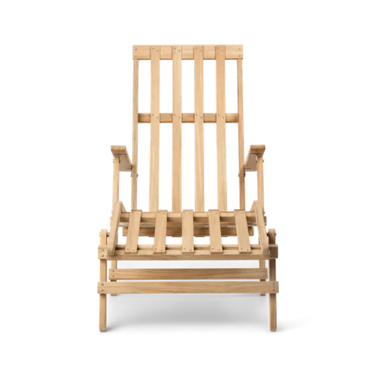 BM Extended Deck Chair - Premium Folding Outdoor Lounge Chair for Patio, Poolside, Beach & Camping - Comfortable & Durable Relaxation Furniture for Backyard, Garden & Travel