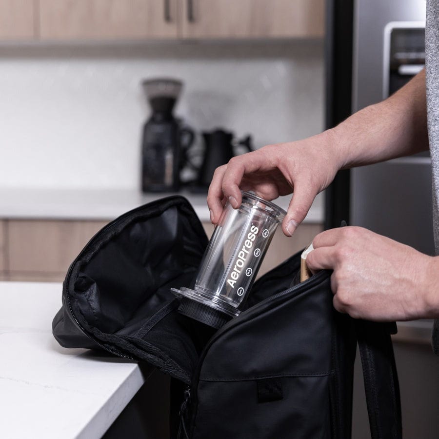 AeroPress Clear Coffee Maker with Microfilter - Portable Espresso & French Press Alternative for Travel, Camping & Home Brewing