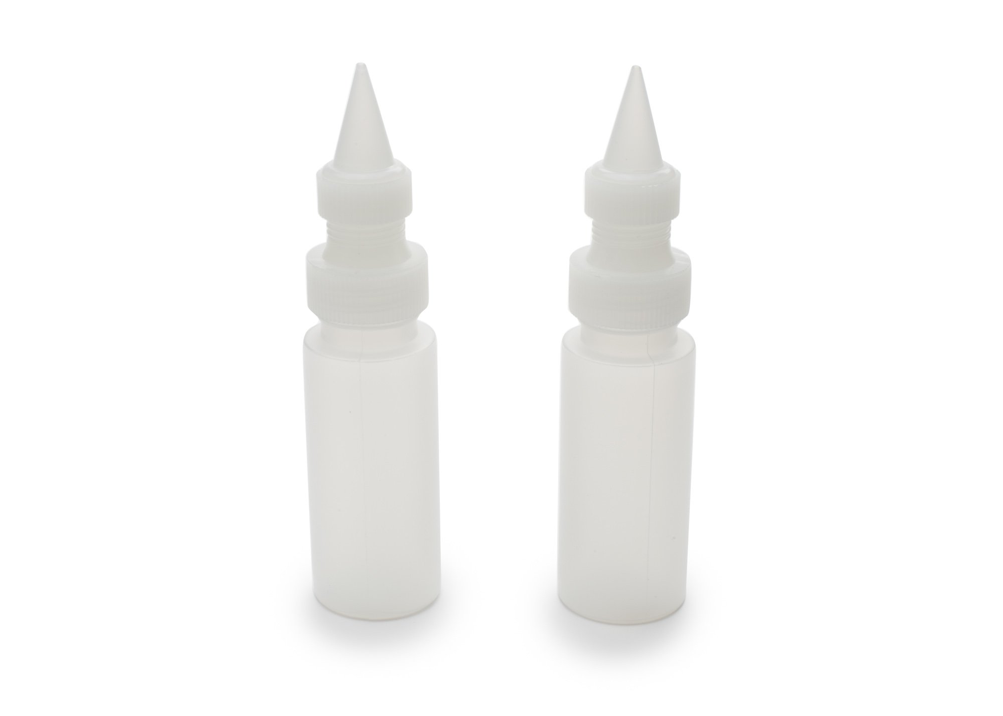 Fox Run 3-Pack Clear Icing Squeeze Bottles for Cake & Cookie Decorating, Condiment Dispensing, Sauce Drizzling - Perfect for Baking, Kitchen Use & DIY Crafts