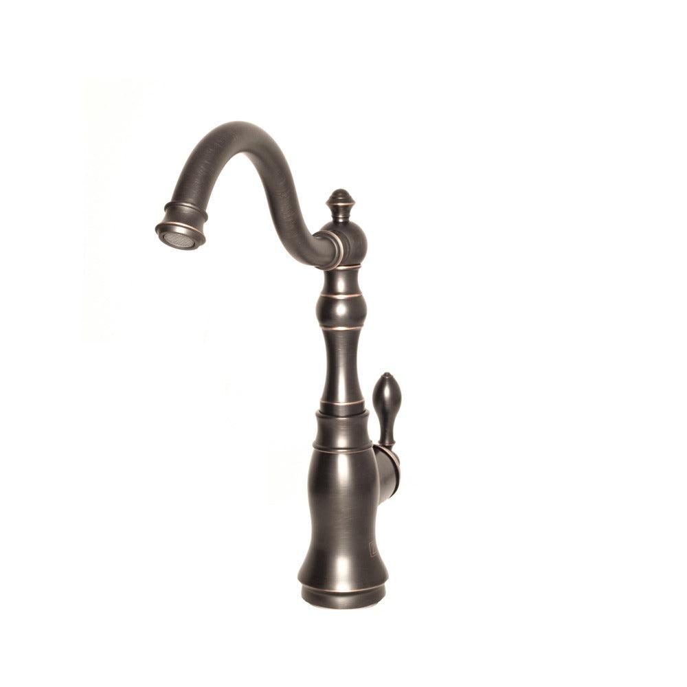 ZLINE Rembrandt Single Handle Pull-Down Kitchen Faucet with Side Sprayer in Oil Rubbed Bronze - High Arc Commercial Style for Modern Farmhouse & Restaurant Use (REM KF ORB)