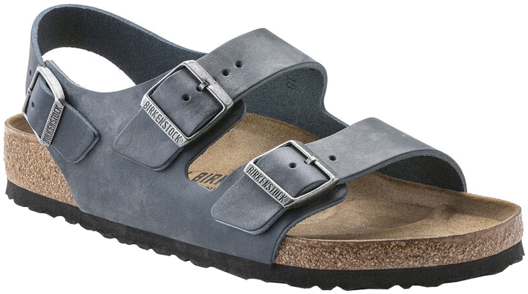 Birkenstock Men's Milano Comfortable Leather Sandals with Arch Support - Perfect for Walking, Travel & Casual Wear