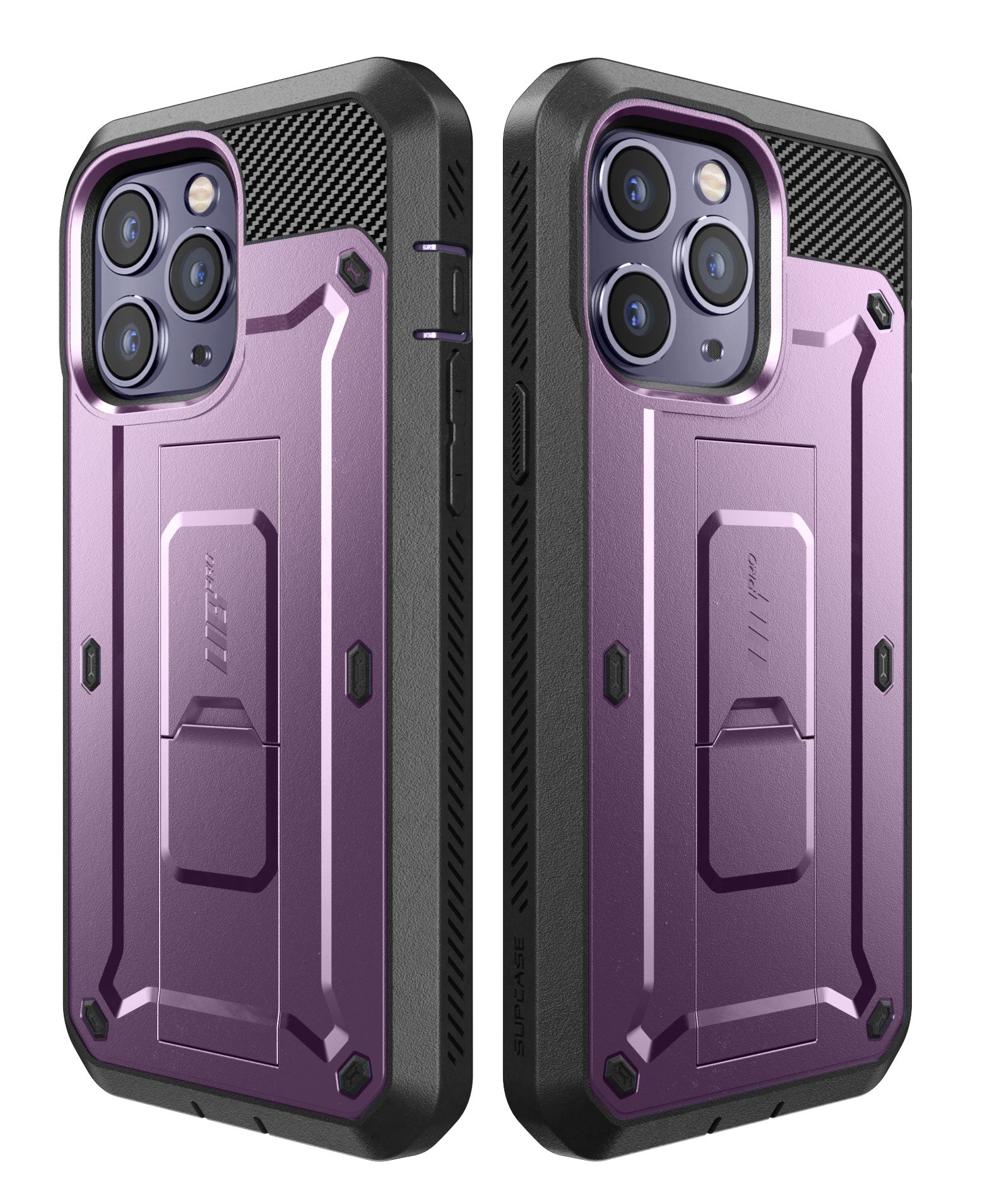 iPhone 14 Pro 6.1 Inch Unicorn Beetle Pro Rugged Case - Shockproof & Drop Protection, Deep Purple | Perfect for Outdoor Adventures, Construction Work & Extreme Sports