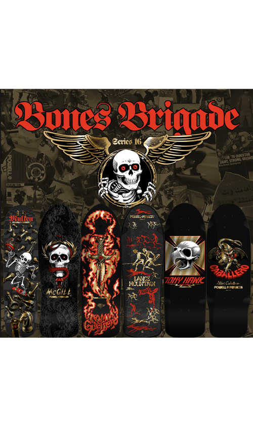 Powell Peralta Lance Mountain Bones Brigade Series 16 Skateboard Deck - Limited Edition Collector's Item for Skateboard Enthusiasts - Perfect for Street Skating, Collecting, and Display