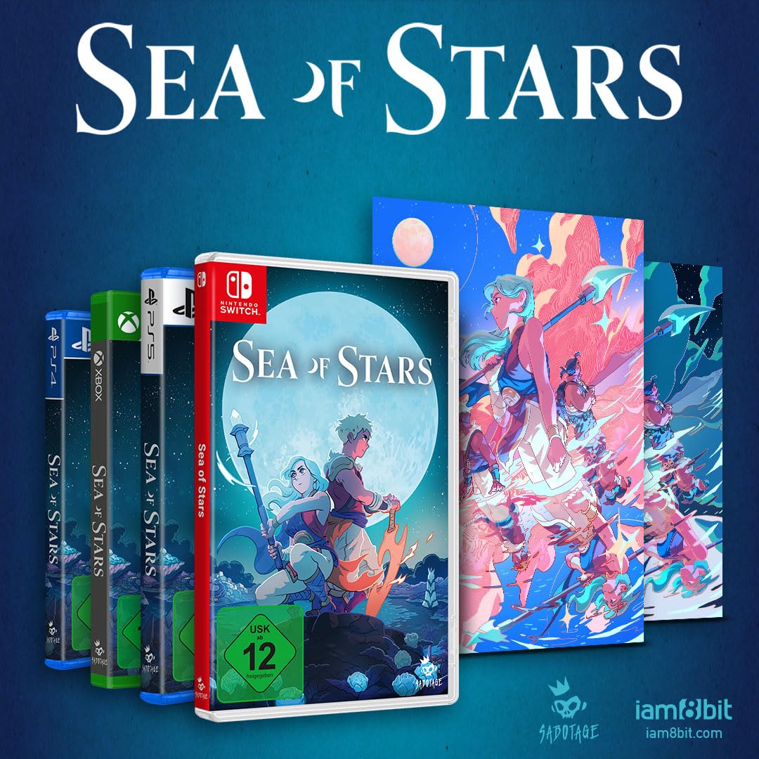Sea of Stars - PS5 Game | Epic RPG Adventure | Explore Stunning Worlds | Perfect for Fantasy & Adventure Gamers | Great for Solo & Co-op Play