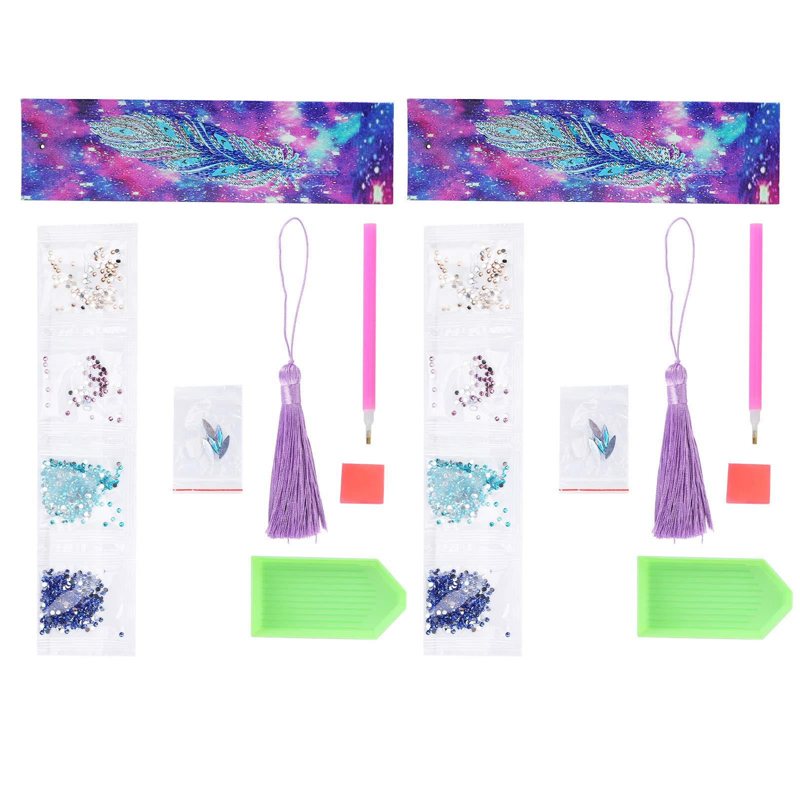 5D Crystal Bookmarks for Books - Elegant Hand-Painted Design, Perfect Gift for Book Lovers & Art Enthusiasts | Ideal for Reading, Collecting & Home Decor