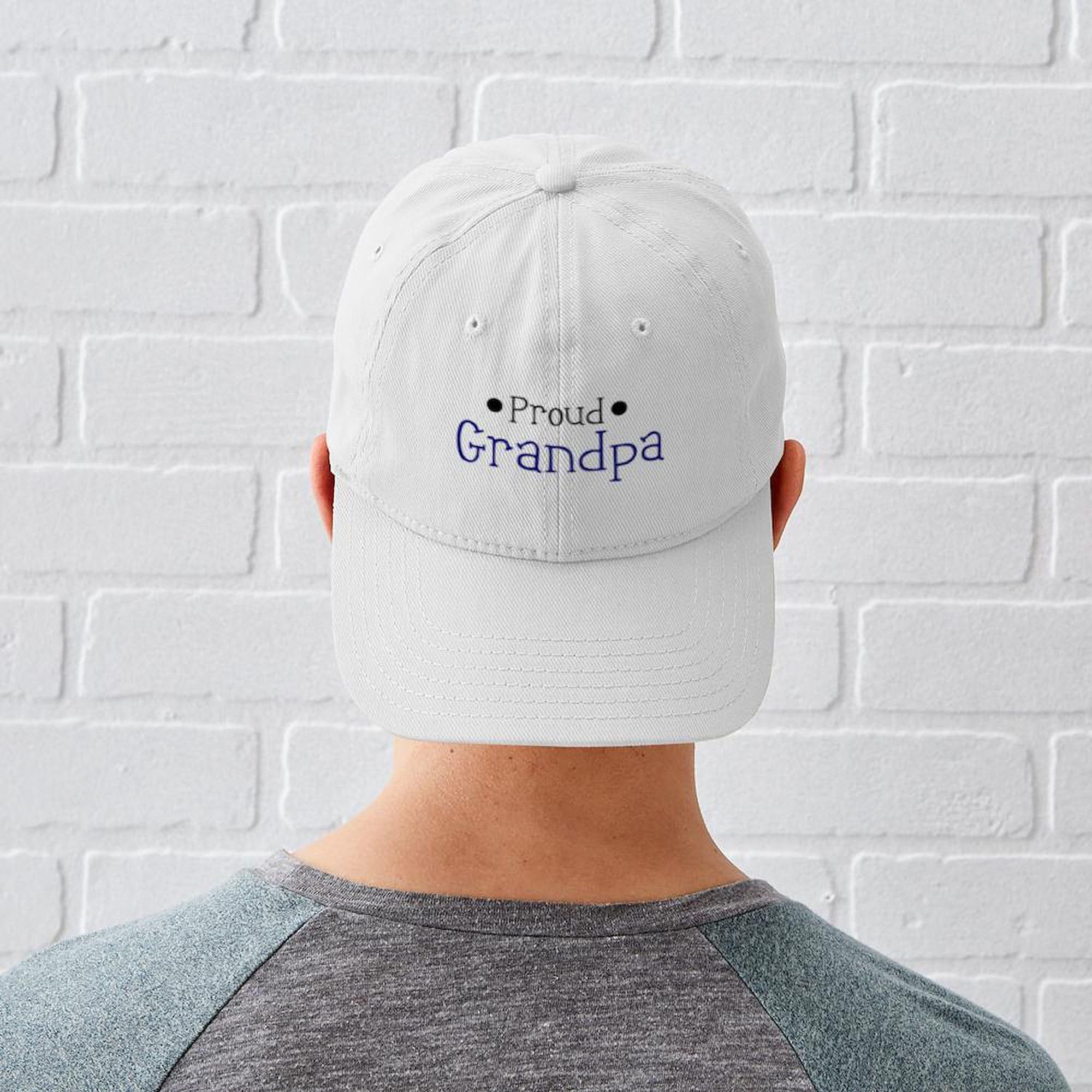 Proud Grandpa Baseball Cap - Adjustable Dad Hat for Outdoor Activities