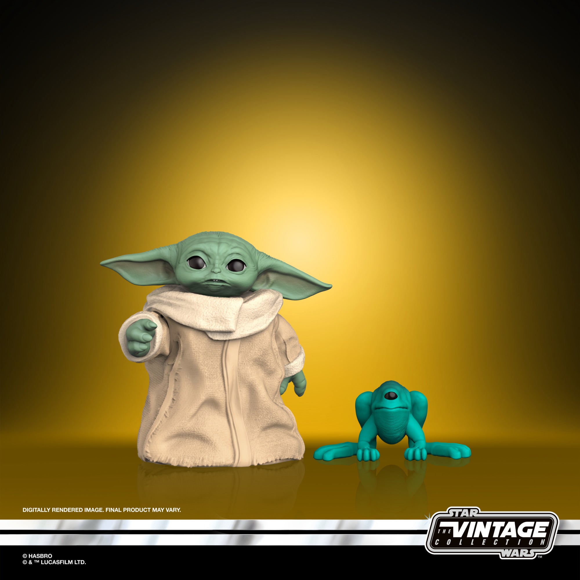 Star Wars The Mandalorian The Child (Baby Yoda) Vintage Collection 3.75-Inch Action Figure - Collectible Toy for Fans & Display