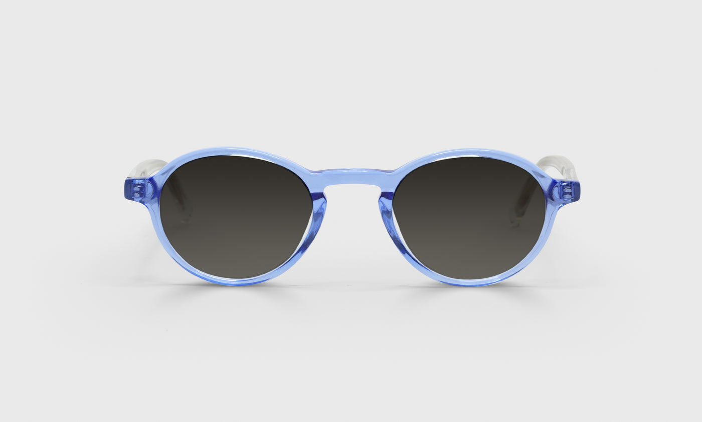 15 - Light Blue Crystal Front with Crystal Temples