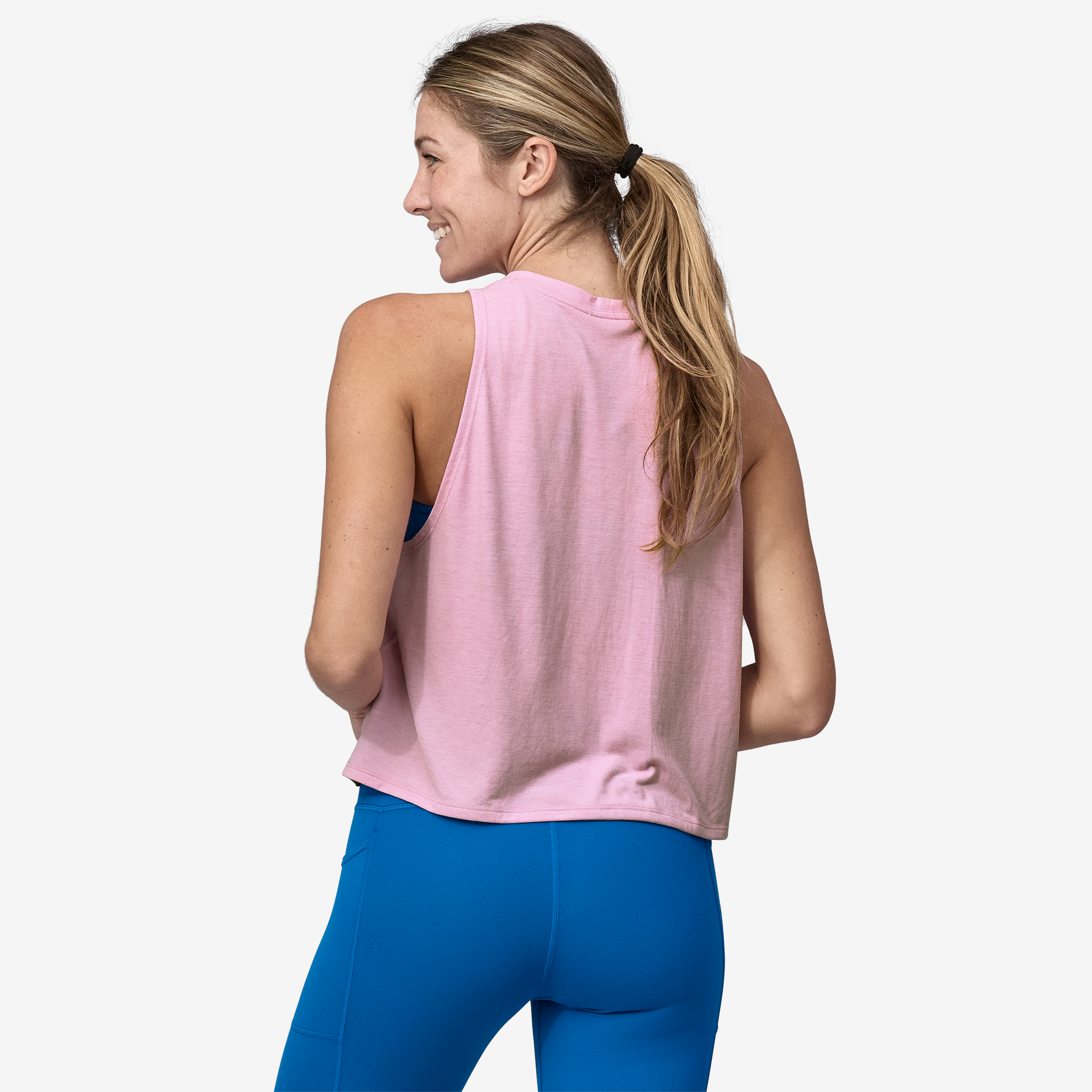 Women's Capilene Cool Trail Cropped Tank - Lightweight Hiking & Running Top for Outdoor Adventures