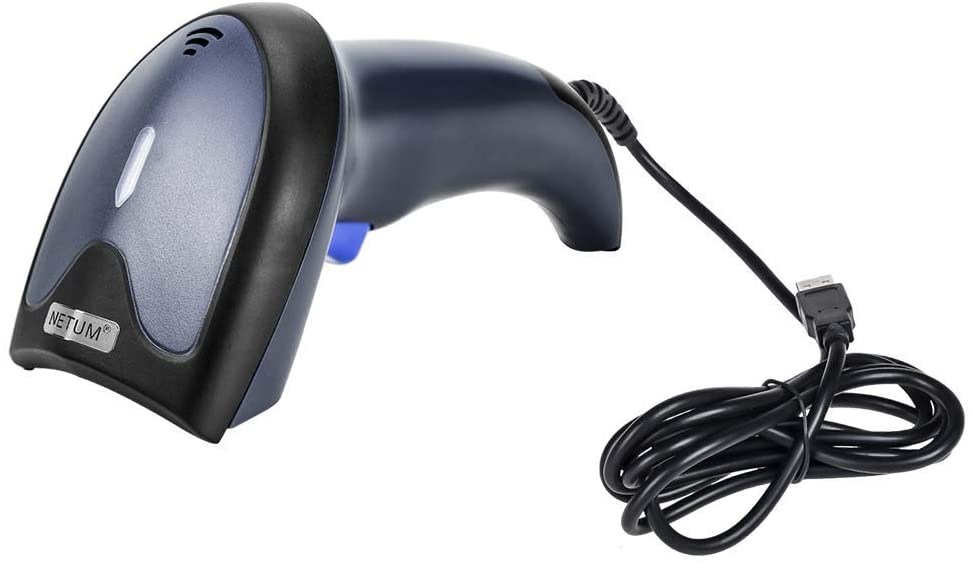 W3 1D USB Barcode Scanner - Fast & Accurate QR Code Reader for Retail, Warehouse, and Inventory Management | Compatible with PC, POS, and Android Devices